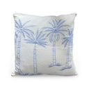 Azure Palms Pillow