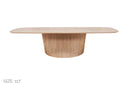 Riva Dining Table Pale Natural, view 4