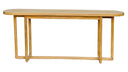 Ovaline Console Table Natural, view 2