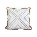 White Linen Shell Pillow