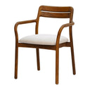 Nora Dining Arm Chair Medium Brown