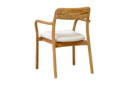 Nora Dining Arm Chair Natural, view 6