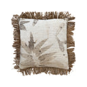 Leaf Print Pillow 20" x 20"
