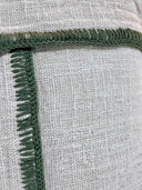 Natural Pillo W/olive Stitch, view 2