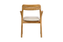 Nora Dining Arm Chair Natural, view 5