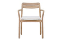Nora Dining Arm Chair Pale Natural, view 2