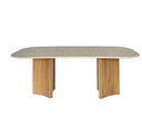 Curve Rectangular Dining Table Natural