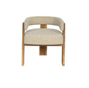 Curve Dining Chair Teak, view 2