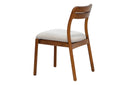 Nora Dining Side Chair Medium Brown, view 6