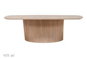 Riva Dining Table Pale Natural