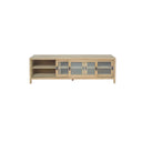 Kent 79" Low Media Cabinet Natural, view 3