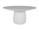Boden 59" Outdoor Dining Table White