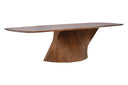 Riva Dining Table Medium Brown, view 5