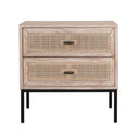 Noah Bed Side Table Natural, view 2