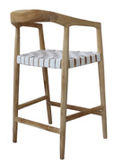 Eijnar Counter Stool White Leather, view 5