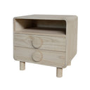 Mod Side Table with Shelf