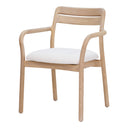 Nora Dining Arm Chair Pale Natural