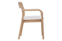 Nora Dining Arm Chair Pale Natural, view 4