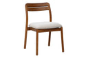 Nora Dining Side Chair Medium Brown, view 3