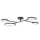 Old Bronze Saturn Semi Flush 34" by Hudson Valley