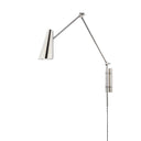 Polished Nickel Lorne Plug-In Sconce 4" by Hudson Valley
