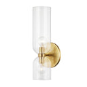 Aged Brass Sayville Wall Sconce 5.5" by Hudson Valley