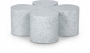 Petal Terrazzo Pattern Iron 4pc. Coffee Table - White