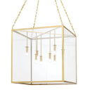 Aged Brass Catskill Lantern 24" by Hudson Valley
