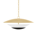 Vintage Gold Leaf Adara Chandelier 26.5" by Corbett Lighting