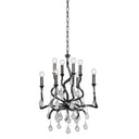 Gold Leaf Aveline Chandelier 48" by Corbett Lighting, view 8