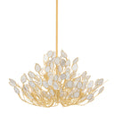 Vintage Gold Leaf Eastview Chandelier 37" by Hudson Valley