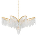 Gold Leaf Pandora Chandelier 22.25" by Corbett Lighting, view 4