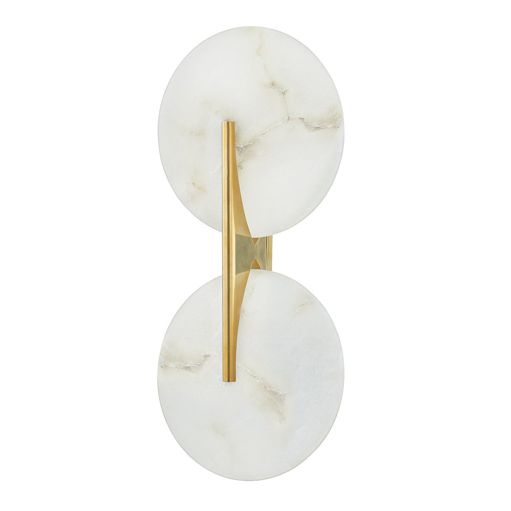Black Brass Asteria Wall Sconce 9.75" x 20.75" by Corbett Lighting, view 7