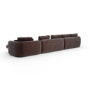 Overlap Right Chaise Sec Large Dk Taupe
