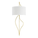 Vintage Brass Akina Wall Sconce 14.75" by Corbett Lighting, view 2