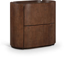 Everett 28" Oak Veneer Night Stand - Brown