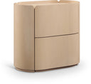 Everett 28" Oak Veneer Night Stand - Natural