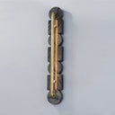 Vintage Brass Sena Wall Sconce 5" x 32.5" by Corbett Lighting, view 4
