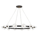 Aged Brass and Old Bronze Austen Chandelier 40" by Hudson Valley