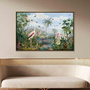 Paradise Chinois Animal Landscape - With Hand-Brushed Gel Coat