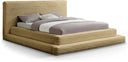 Drew Corduroy Fabric Upholstered Bed - Camel