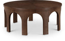 Westfield Solid Wood And Oak Veneer Coffee Table - Brown