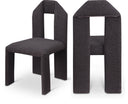 Bennett Boucle Fabric Upholstered Dining Chair - Brown