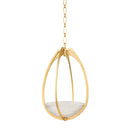 Aged Brass Lloyd Pendant 13.75" by Hudson Valley
