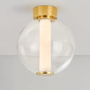 Vintage Brass Pietra Flush Mount 12" by Corbett Lighting, view 4