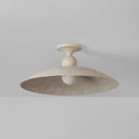 Limewash Plaster Teelin Flush Mount 20" by Hudson Valley, view 2