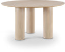 Colosseum 54" Solid Wood And Oak Veneer Dining Table - Natural