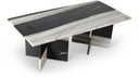 Verona Genuine Marble Coffee Table - Panda