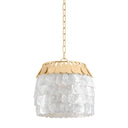 Vintage Gold Leaf Coralie Chandelier 21" by Corbett Lighting, view 2