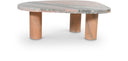 Messina Genuine Marble Coffee Table - Pink